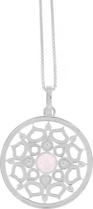 Produktbild Thomas Sabo Kette und Anhänger mit Rosenquarz AIR-KE1364-034-9 (925 Sterling Silber, 43 cm)