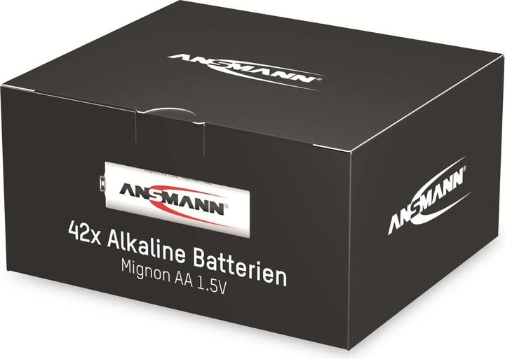 Produktbild Ansmann Alkaline Batterien, 42 Stück AA /Mignon und 42 Stück AAA/Micro im Sparset (84 Stk., AA)