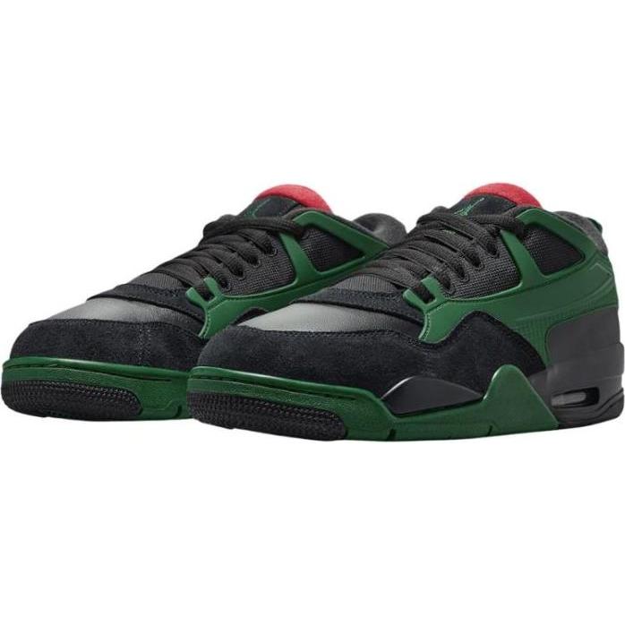 Air Jordan, Uomini, Sneaker, 4 RM Black/Gorge Green Sneakers - FQ7939-003, Verde, Nero, (41)