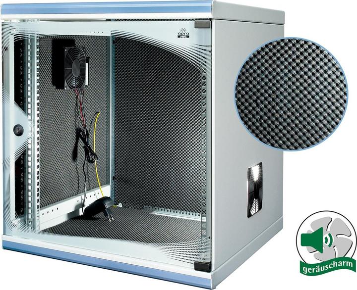 Actual product image Apra Optirack Silent undercounter cabinet (12 RU, 19 inch rack)