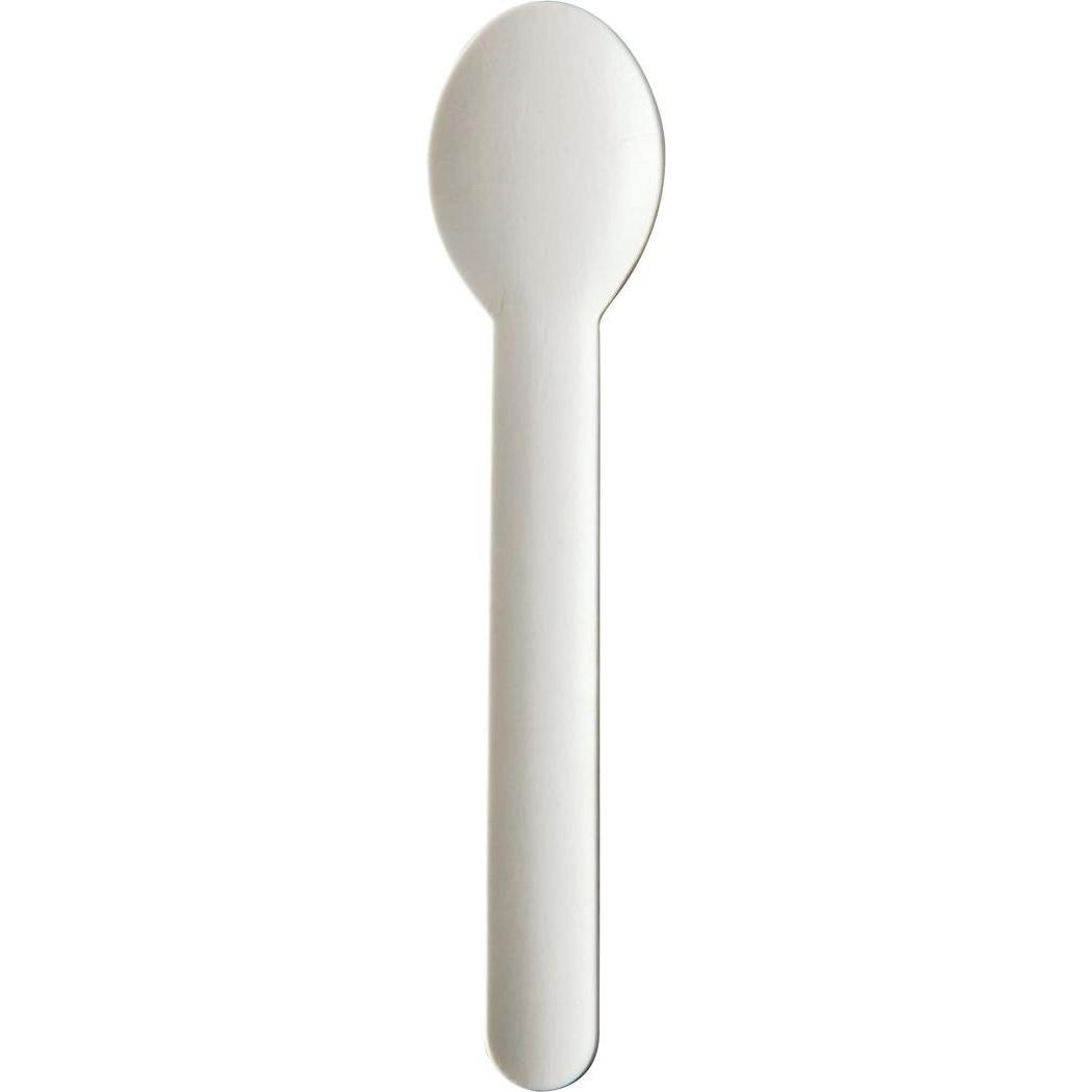Papstar, Einweggeschirr, Papier-L”ffel "pure", L„nge: 155 mm, weiá, 100er (100 x)