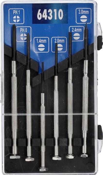 Actual product image Toya Watch screwdriver set 6 pcs.