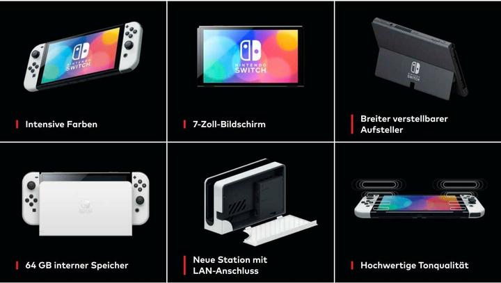 Immagine prodotto Nintendo Switch modello OLED (bianco) - Mario Kart 8 Deluxe + abbonamento a Switch Online (12 mesi)
