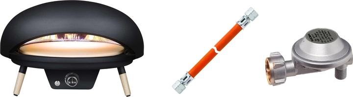 Le Feu – Turtle Motion 3.1 Gas-Pizzaoven DE hard bundle gasregulator + Hose