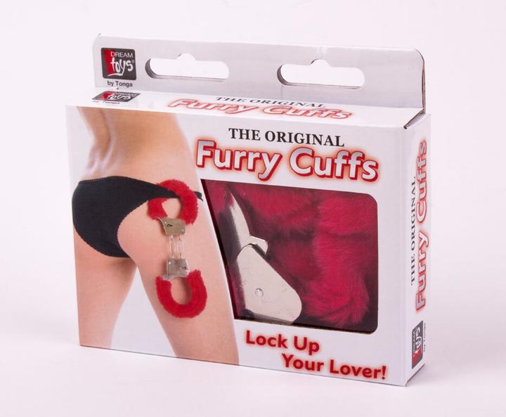 Image du produit NMC Menottes en métal avec peluche rouge