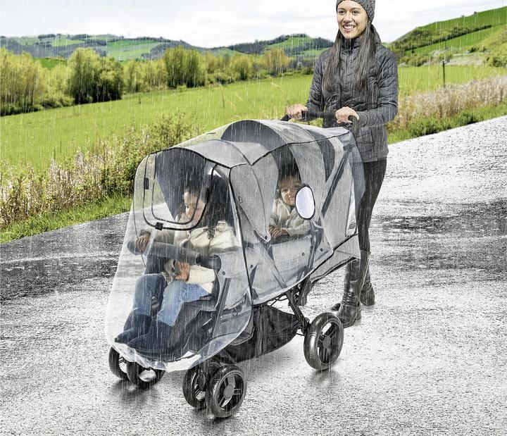 Actual product image Reer Raincover Sibling car