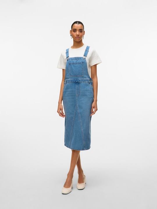 Immagine prodotto Vero Moda VMRANDY Langes Kleid Jeanskleid (S)