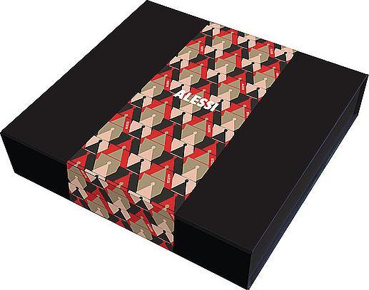 Produktbild Alessi Geschenkset Wein schwarz (Weinverschluss)