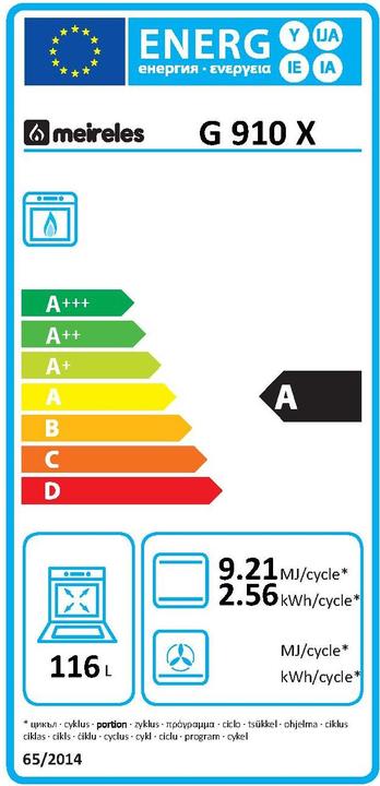 Energie-Label Meireles G 910 X