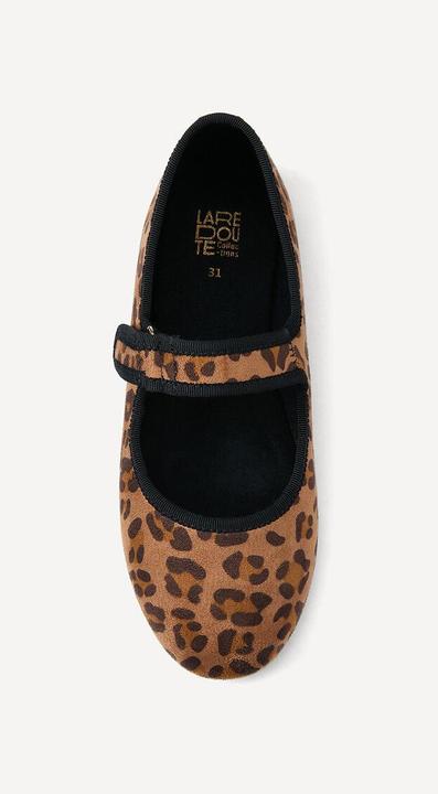 Actual product image La Redoute Collections Spangenballerinas mit Leopardenmuster (32)