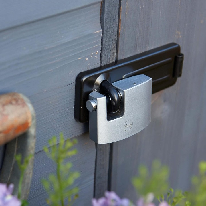 Actual product image Yale Y124B/60/110/1 padlock 60 mm silver key lock