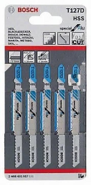 Image du produit Bosch Professional Zubehör Lame de scie sauteuse PRO Alu T127D, 100 mm, 5 pcs.