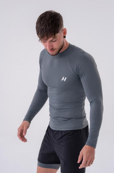 Produktbild Nebbia Functional T-shirt with long sleeves "Active" 328 grey (L)