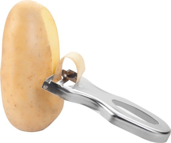 Produktbild Ibili Kartoffelschäler Edelstahl 11 cm Ideal zum Schälen von Kartoffeln und anderem Gemüse