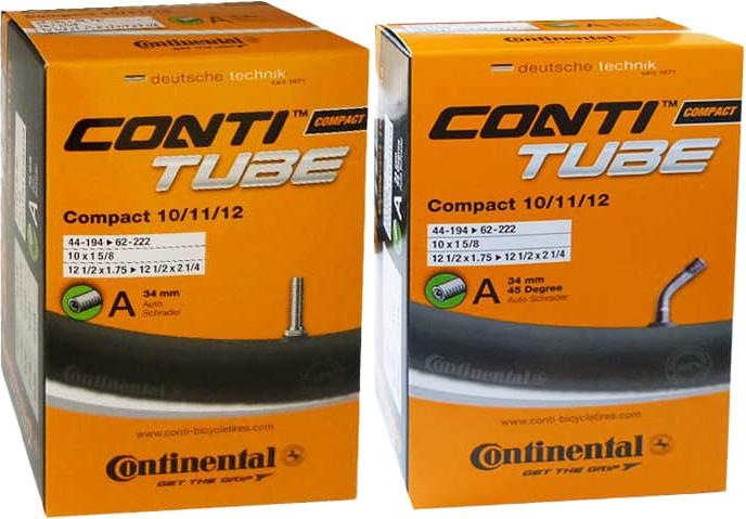 Produktbild Continental Schlauch Compact 10/11/12" 44/62-194/222 45° (Schrader (AV), 12", 34 mm)