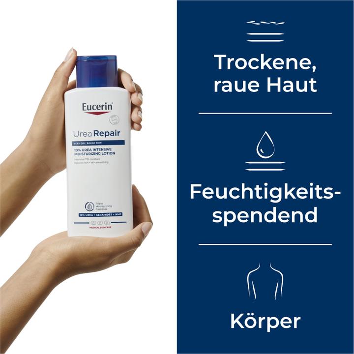 Actual product image Eucerin Urea Repair 10% Urea Intensive Moisturising Lotion (Body cream, 250 ml)