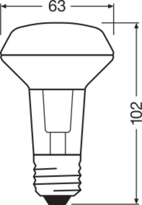 Productafbeelding Osram LED reflectorlamp (E27, 2.60 W, 210 lm, 1 x, F)