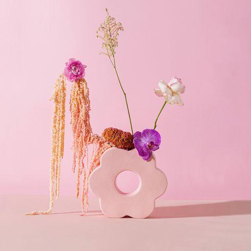 Produktbild Doiy Vase, Daisy, Pink (5 x 18 x 20 cm)