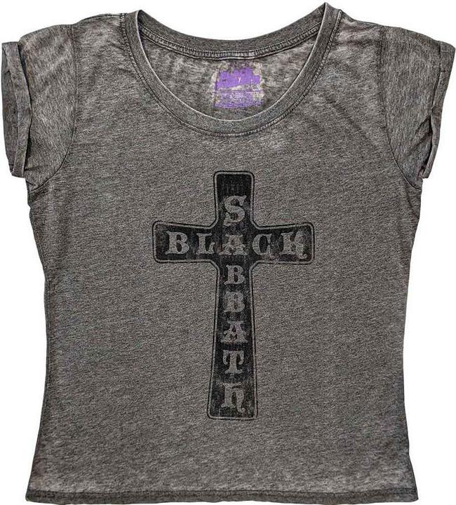 Actual product image Black Sabbath Vintage Cross (Girlie) (M)