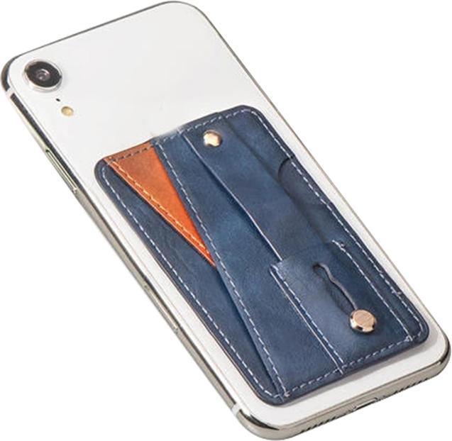 Produktbild Plutoos Card Holder Wallet Sticker Phone Ring Finger Phone Holder Stand Case-Brown