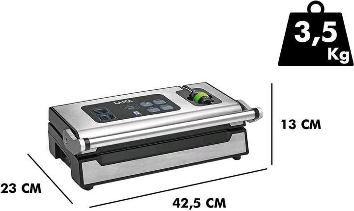 Actual product image Laica VACUUM MACHINE VT3240 XPRO 22 L/MIN DOUBLE PUMP