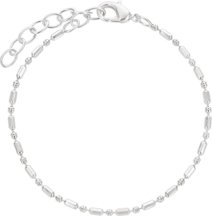 Immagine prodotto Steinkult Bracciale "Zoey" placcato in argento (20 cm, Ottone placcato argento sterling)