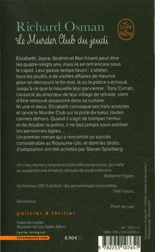 Produktbild Le Murder club du jeudi (Französisch, Osman Richard, 2022)