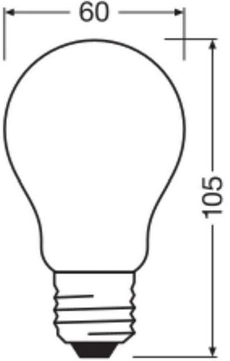 Produktbild Osram Classic A (E27, 470 lm, 1x)