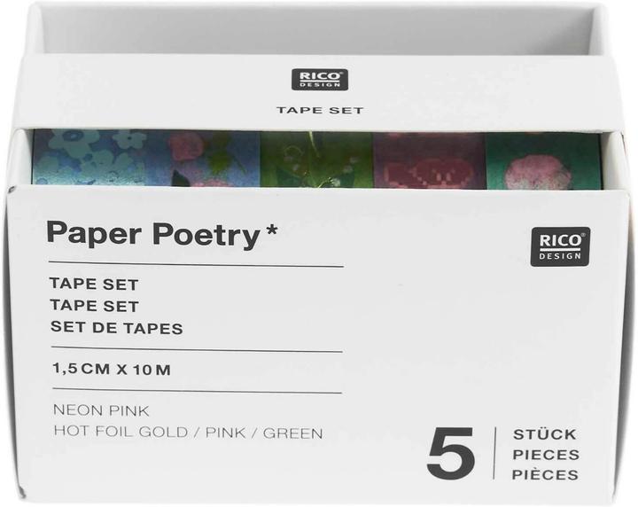 Immagine prodotto Rico Design Tape Set La Vie En Rose, Green / Blue F (10 m)