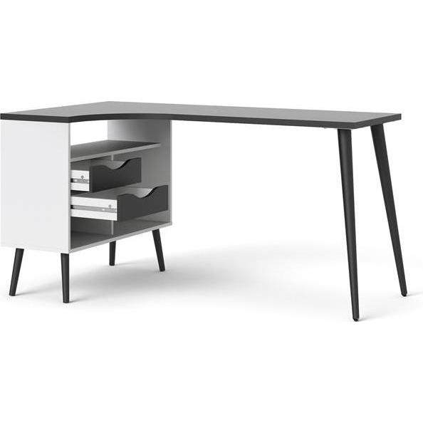 Ebuy24, Schreibtisch, Schreibtisch Napoli (76 x 145 x 81 cm)