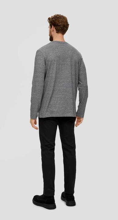 Produktbild s.Oliver T-Shirt Langarmshirt mit Frontprint (L)