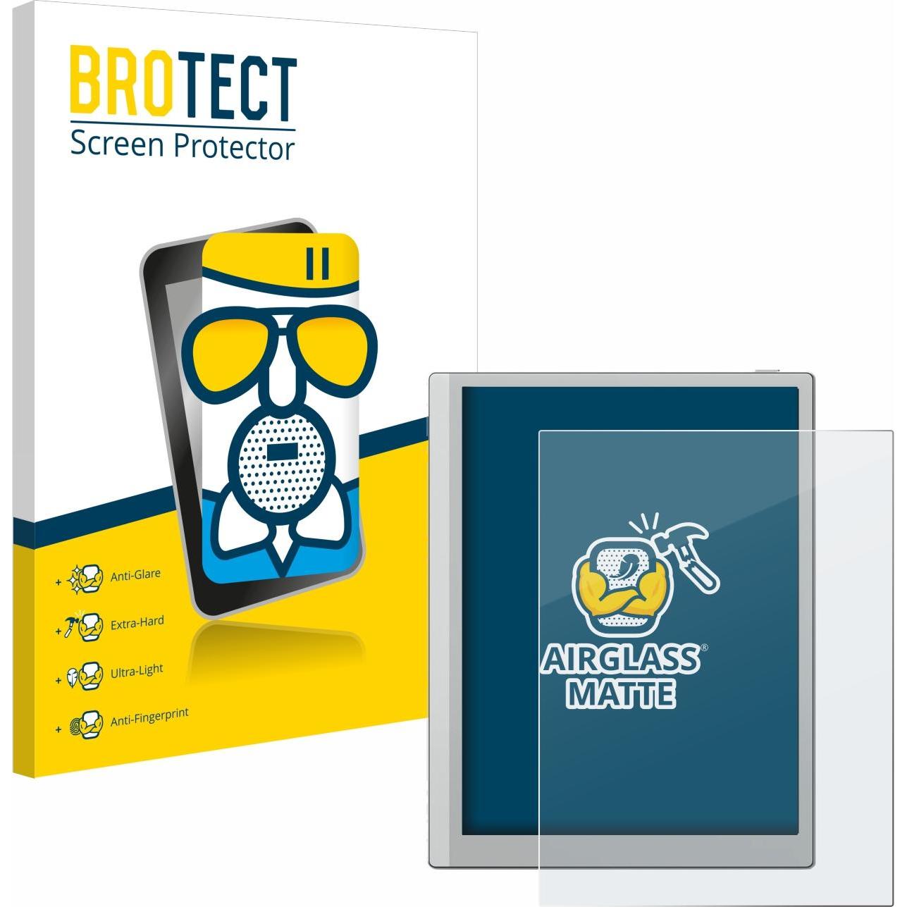 BROTECT AirGlass Panzerglasfolie Matt, eReader Zubehör, Grau