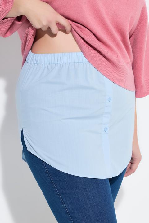 Immagine prodotto Ulla Popken Inserto a blusa dal taglio svasato con bordo arrotondato (62)