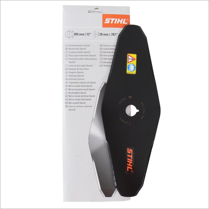 Produktbild Stihl 40007134103 305 mm 20 mm 2 F Dickichtmesser, multicolore (Rasenmäher Messer + Ersatzmesser Gartenmaschinen)