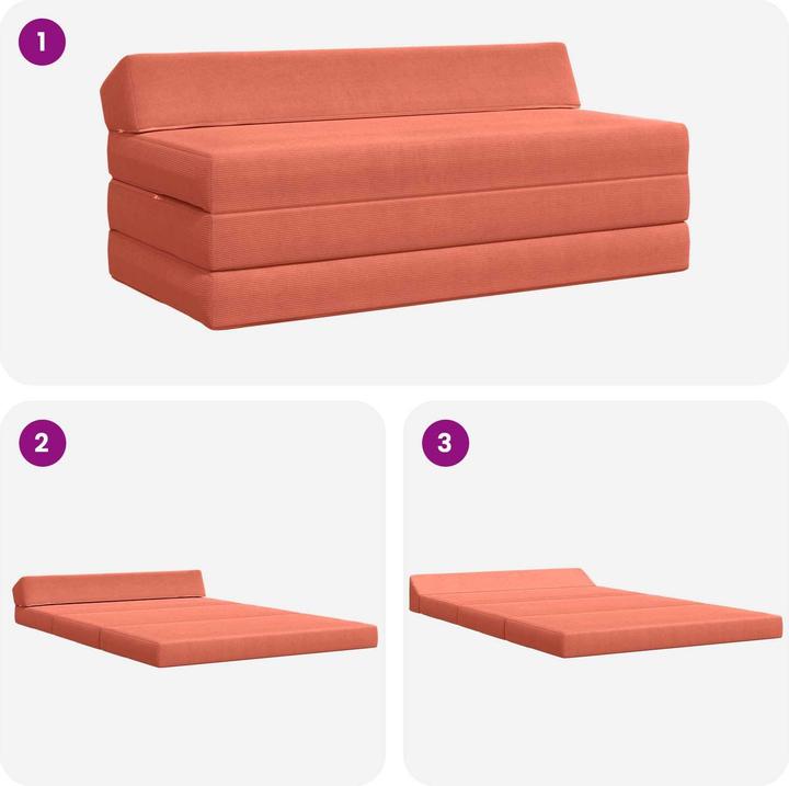 Produktbild vidaXL Klappbares Sofa
