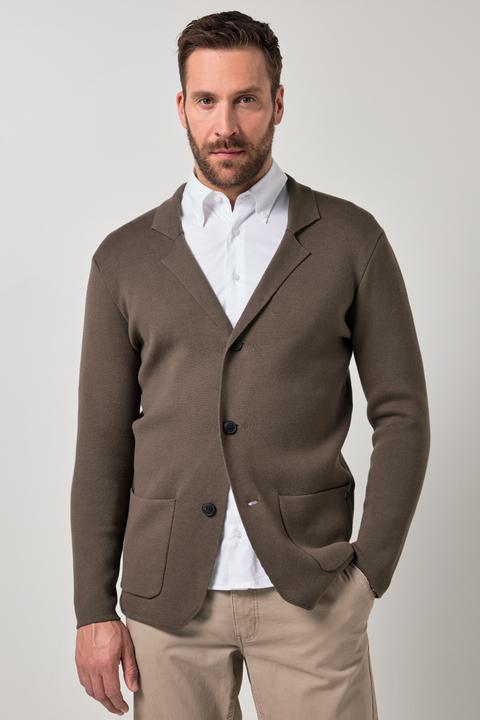 Produktbild JP1880 Stricksakko, FLEXNAMIC®, Business, Milano-Strick, Reverskragen (7XL)