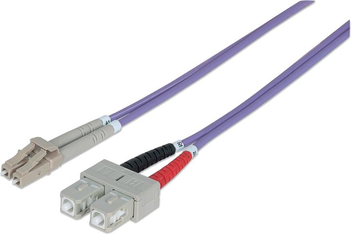 Produktbild Intellinet LWL Anschlusskabel LC/SC Multimode OM4 (CAT6, 1 m)