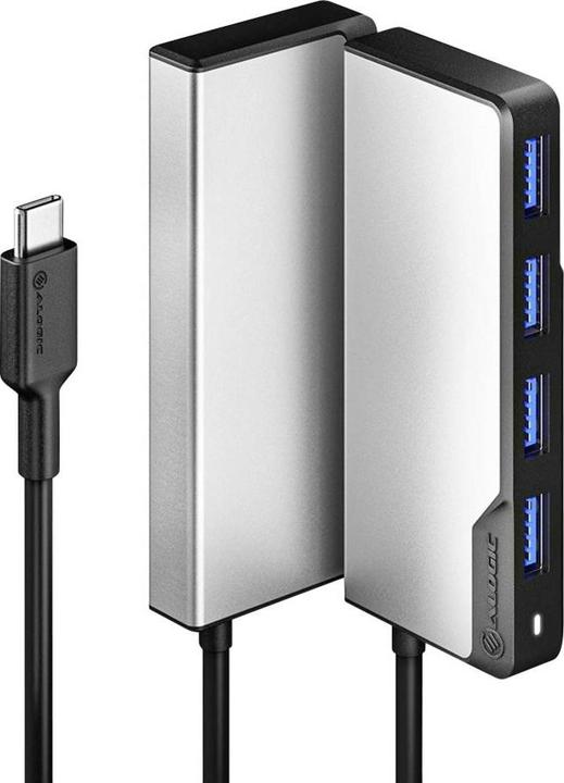 Alogic UCFUUA-SGR Interface Hub USB 3.2 Gen 1 (3.1 Gen 1) Type-C 5000 Mbps Black (USB-C, 4 ports)