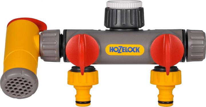 Immagine prodotto Hozelock Attacco e scarico del rubinetto a 2 vie FLOWMAX (Adattatore per rubinetto)