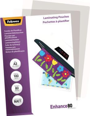 Immagine prodotto Fellowes Film di laminazione 80mic A3 opaco (A3, 100 Pezzo/i, 80 µm)