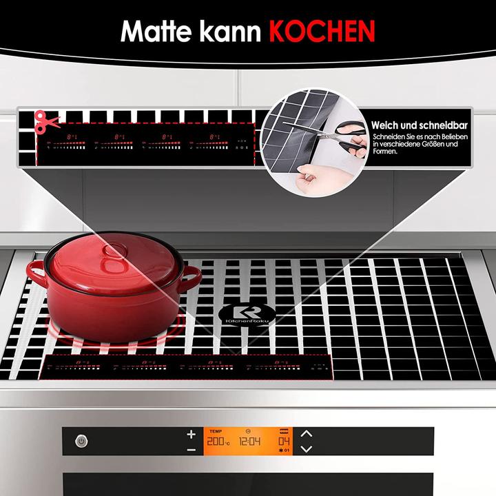 Produktbild KitchenRaku Induktionsschutzmatte 52x78cm