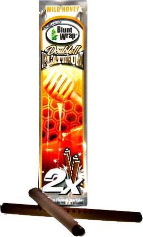 Actual product image Blunt Wraps Double Platinum Wild Honey 2 in 1