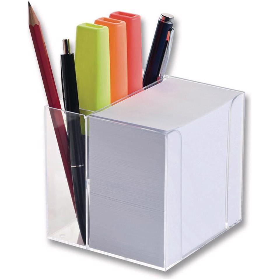 Thumbnail - Folia, Schreibtisch Accessoire, Zettelbox mit Stiftehalter