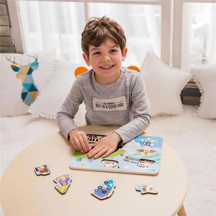 Immagine prodotto Classic World Puzzle del traffico (7 pezzi)