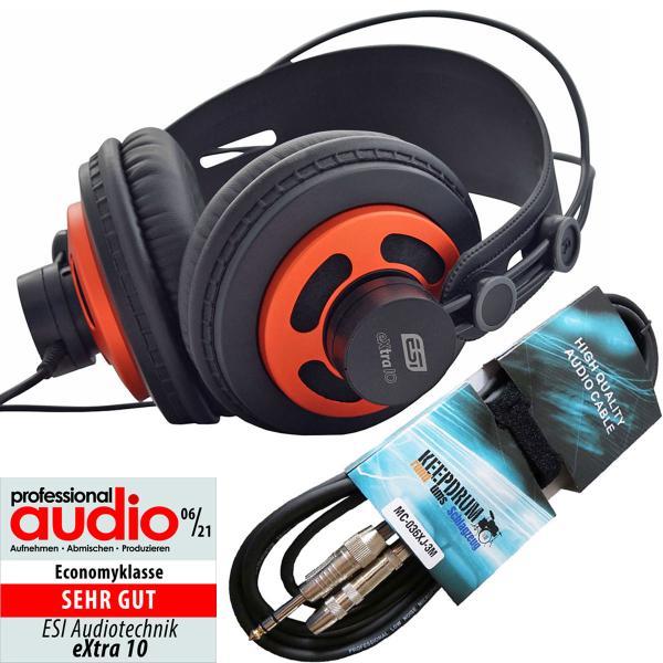 Produktbild ESI eXtra10 Kopfhörer mit Software mit Kabel3m (Kabelgebunden)