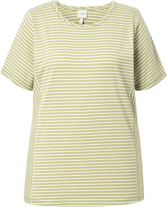 Produktbild Ulla Popken T-Shirt, Streifenmix, Rundhals, Halbarm (46, 48)