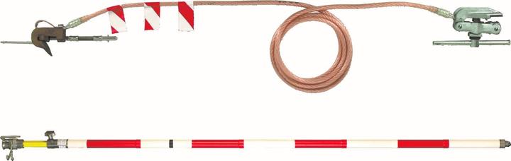Actual product image Dehn Railway earthing device
