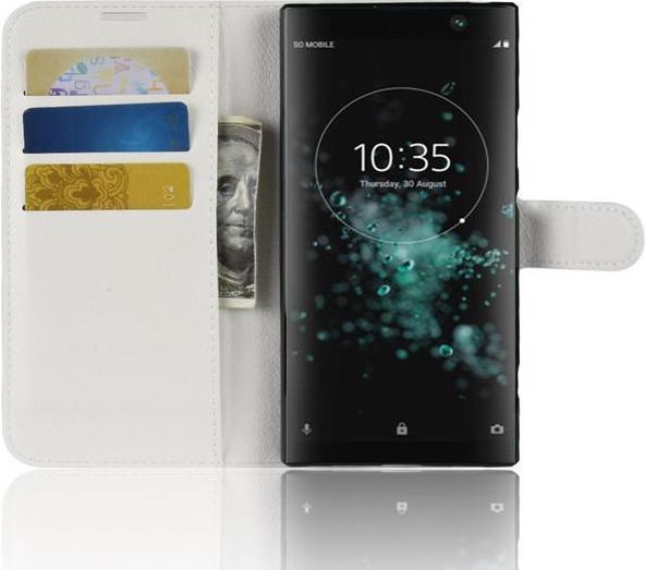 Produktbild MU Classic Litchi Leder Bookcover Series (Xperia XA2 Plus)