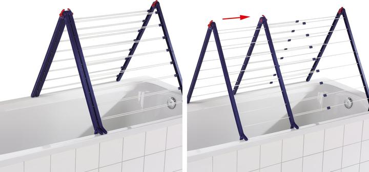 Actual product image Leifheit Pegasus Bath 190 Extendable bath dryer (18.90 m)