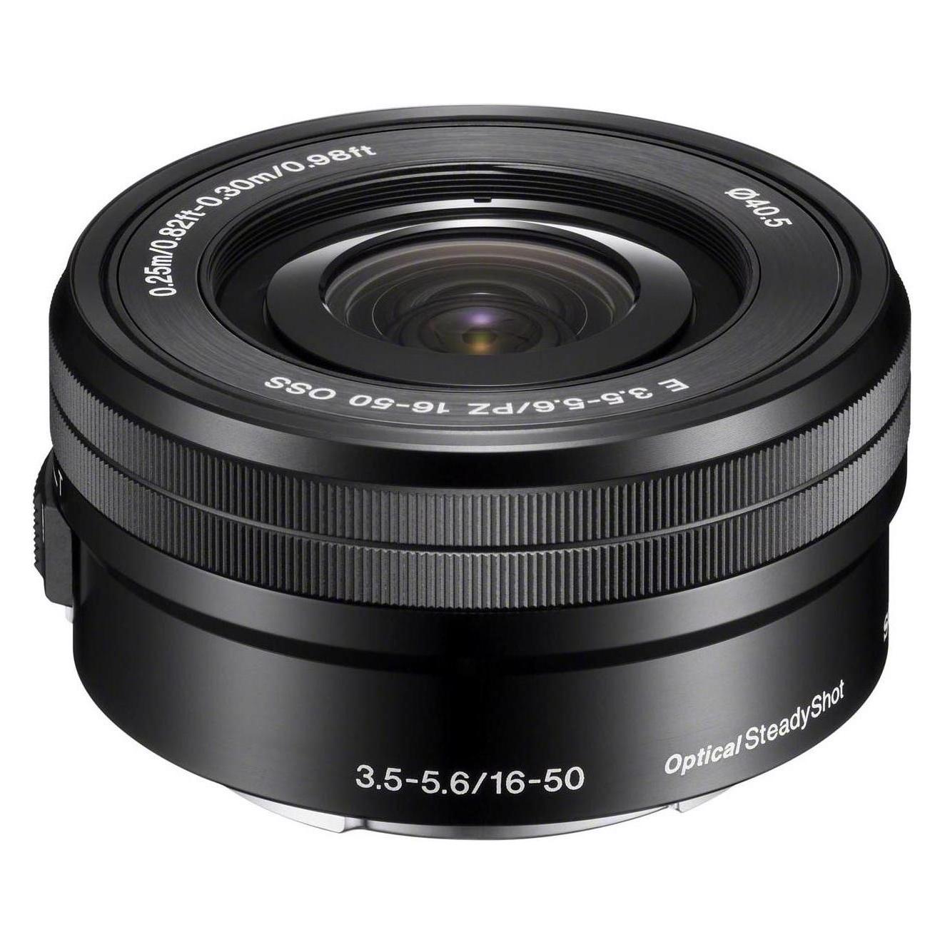 Sony E PZ 16-50mm f/3.5-5.6 OSS - (EU) (Sony E, APS-C / DX), Objektiv, Schwarz